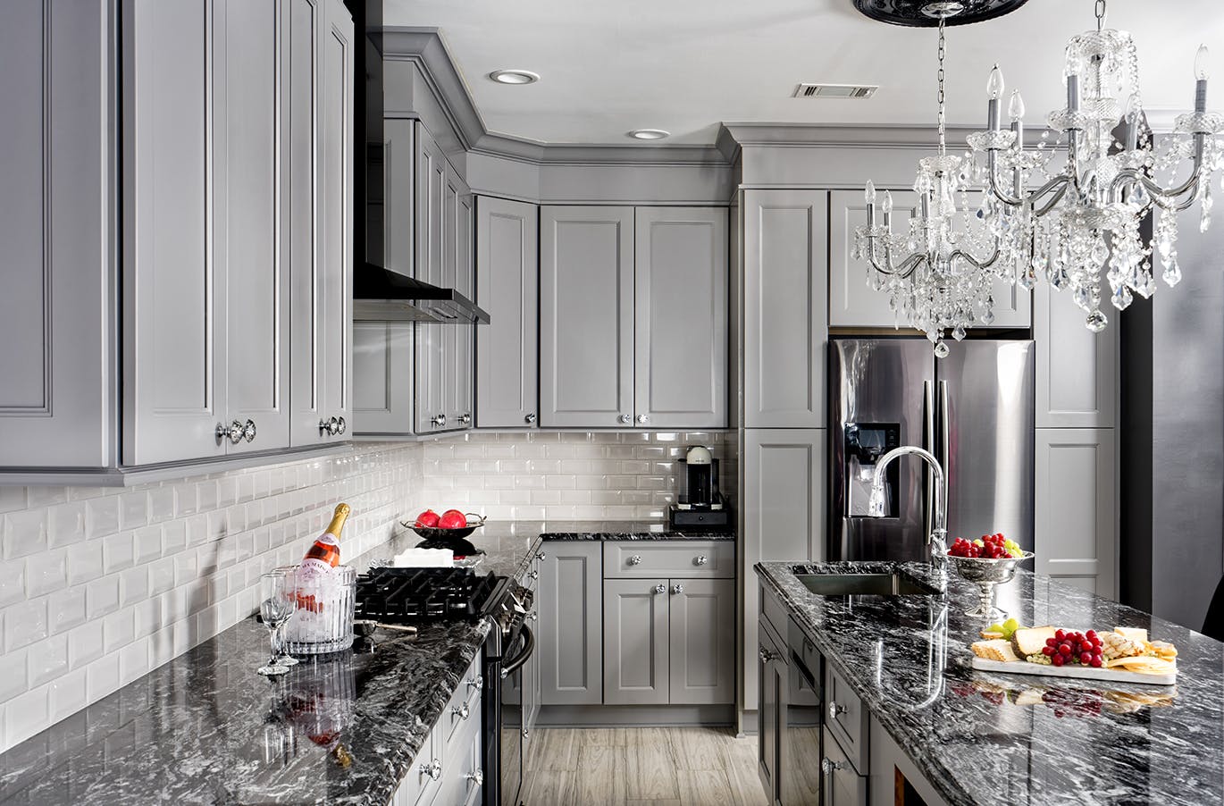 Glamorous Traditional Kitchen Remodel by Kitchen & Flooring Depot project photo